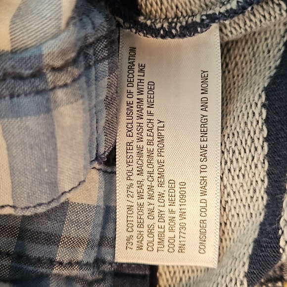 Dark Blue Striped Sweater - Picture 7 of 7